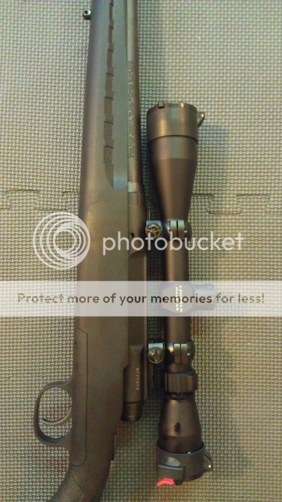 savage axis xp .308 scope mounting